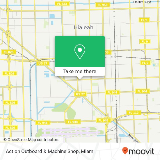 Action Outboard & Machine Shop map