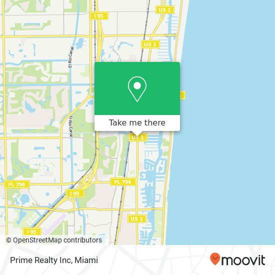 Prime Realty Inc map