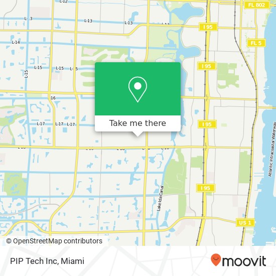 Mapa de PIP Tech Inc