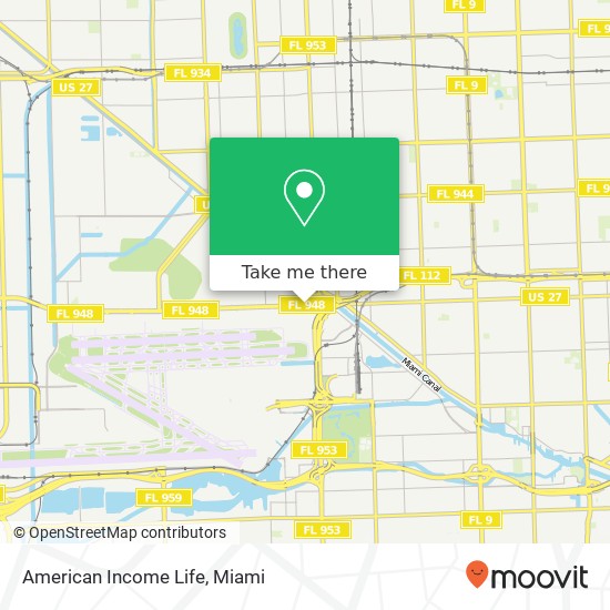 Mapa de American Income Life