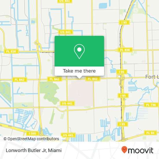 Lonworth Butler Jr map