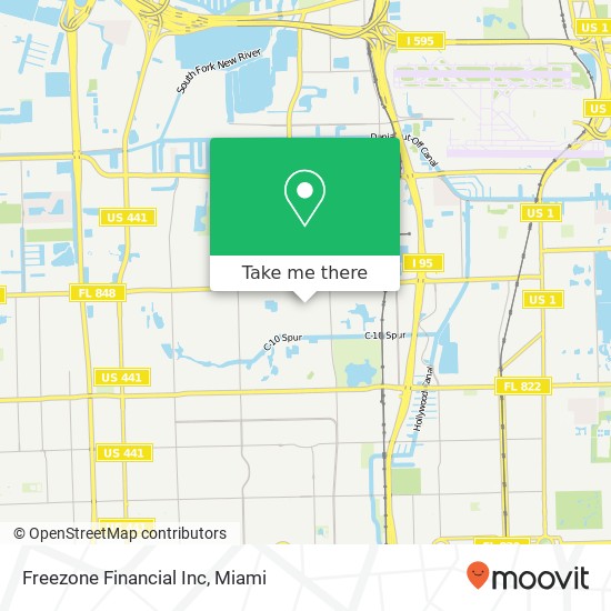 Freezone Financial Inc map