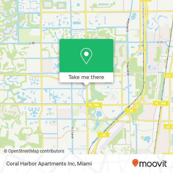 Coral Harbor Apartments Inc map