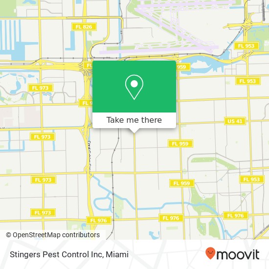 Stingers Pest Control Inc map