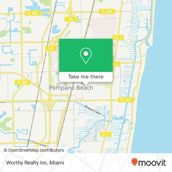Worthy Realty Inc map
