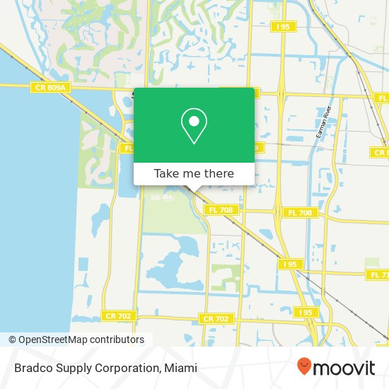 Bradco Supply Corporation map