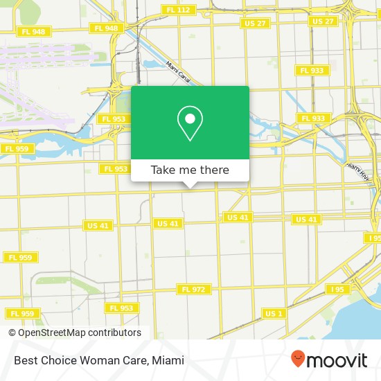 Best Choice Woman Care map