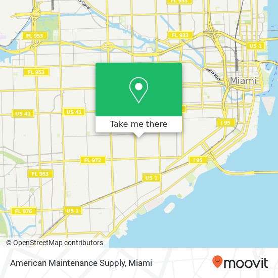 American Maintenance Supply map