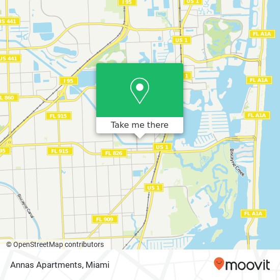 Annas Apartments map