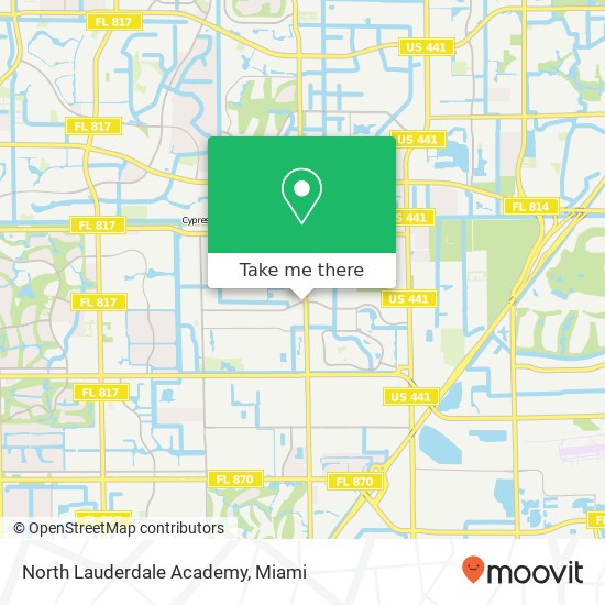 Mapa de North Lauderdale Academy