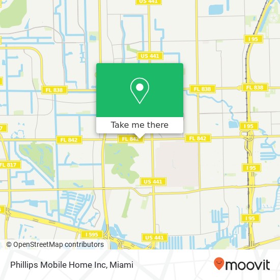 Phillips Mobile Home Inc map