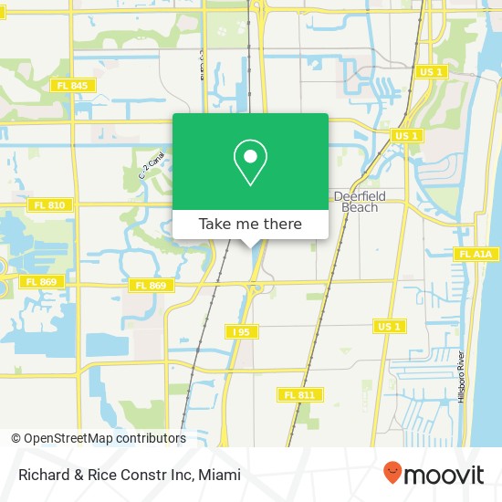 Richard & Rice Constr Inc map