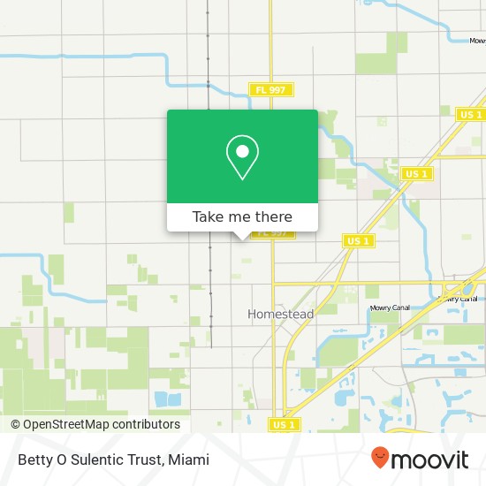 Betty O Sulentic Trust map