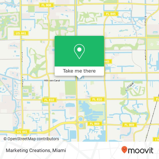 Marketing Creations map