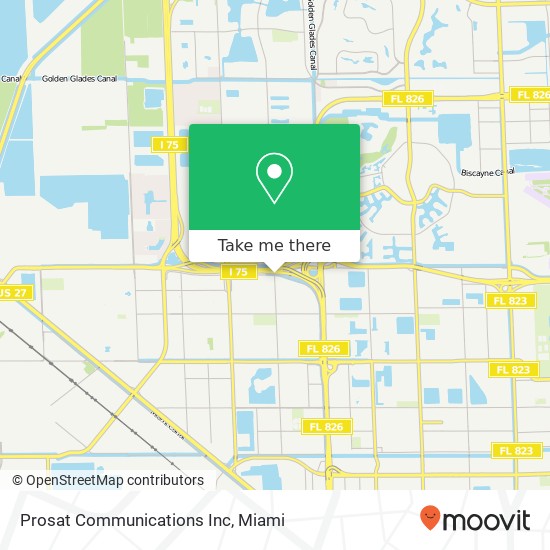 Prosat Communications Inc map