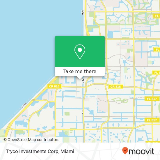 Tryco Investments Corp map