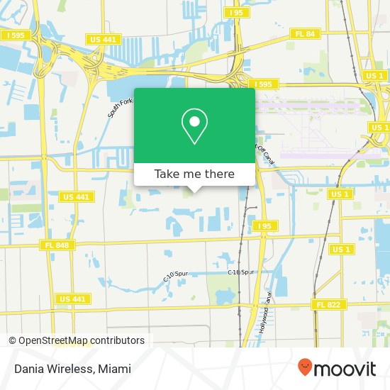 Dania Wireless map
