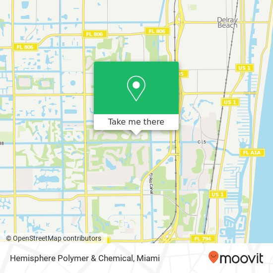 Hemisphere Polymer & Chemical map