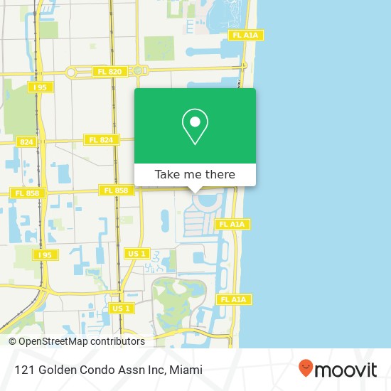 121 Golden Condo Assn Inc map