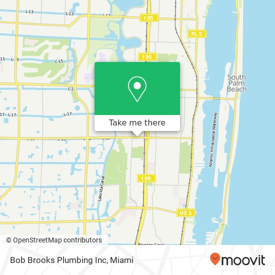 Mapa de Bob Brooks Plumbing Inc