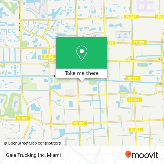 Mapa de Gale Trucking Inc