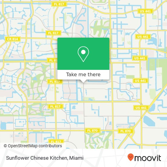 Sunflower Chinese Kitchen map