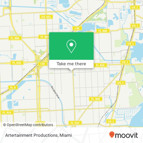 Artertainment Productions map