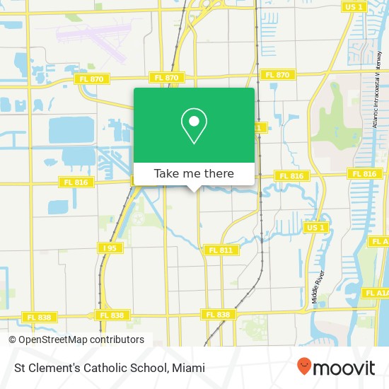 St Clement's Catholic School map