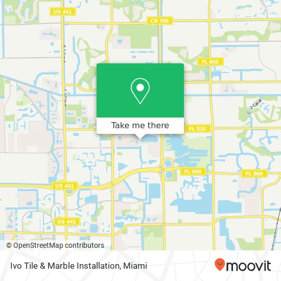 Ivo Tile & Marble Installation map