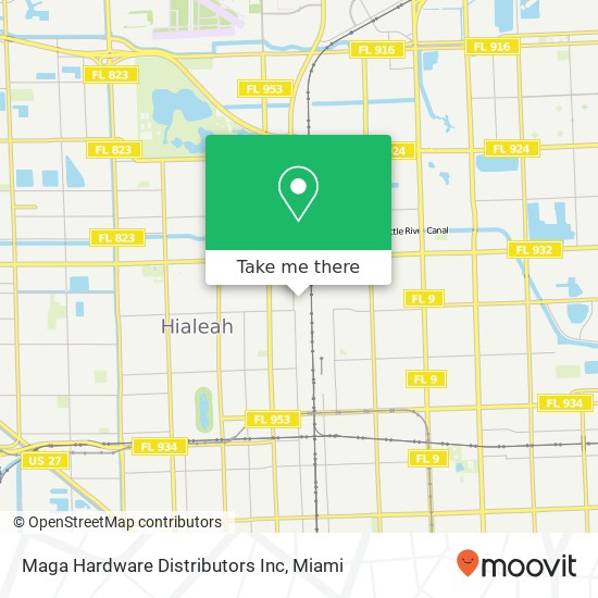 Maga Hardware Distributors Inc map