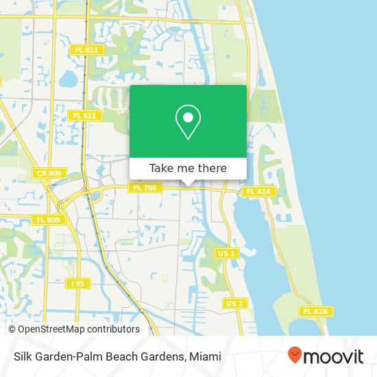 Silk Garden-Palm Beach Gardens map