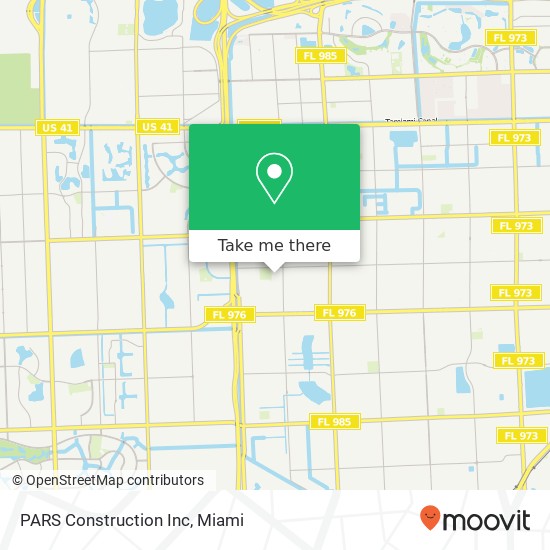 PARS Construction Inc map