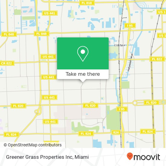 Greener Grass Properties Inc map