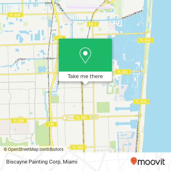 Mapa de Biscayne Painting Corp