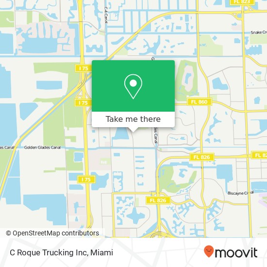 C Roque Trucking Inc map