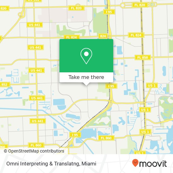 Mapa de Omni Interpreting & Translatng