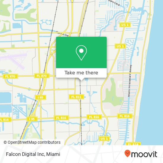 Falcon Digital Inc map