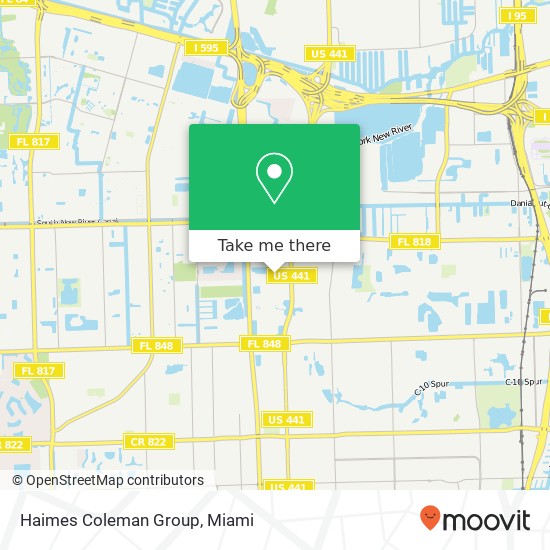 Haimes Coleman Group map