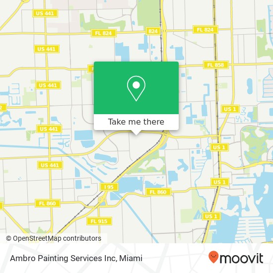 Mapa de Ambro Painting Services Inc