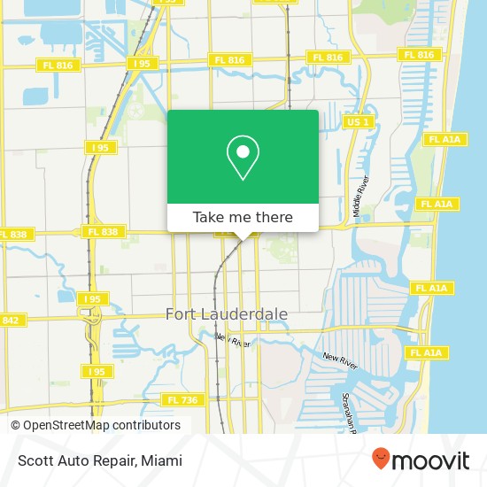 Mapa de Scott Auto Repair