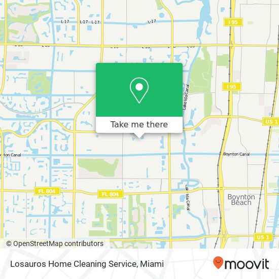 Losauros Home Cleaning Service map