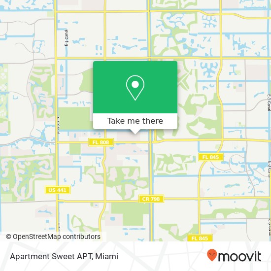 Mapa de Apartment Sweet APT