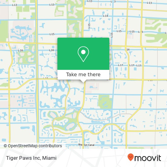 Tiger Paws Inc map