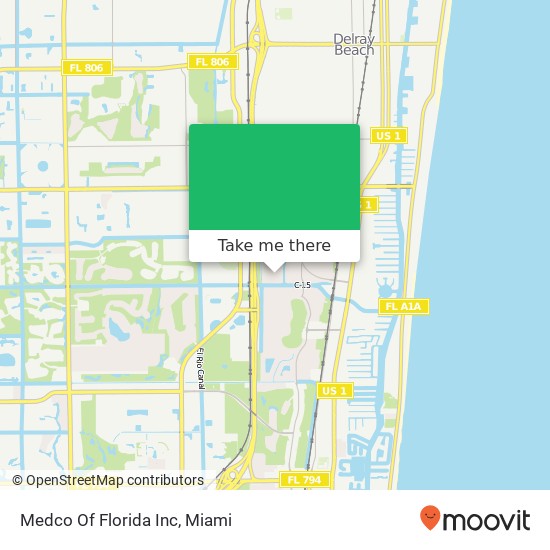 Medco Of Florida Inc map