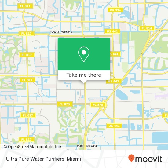 Ultra Pure Water Purifiers map