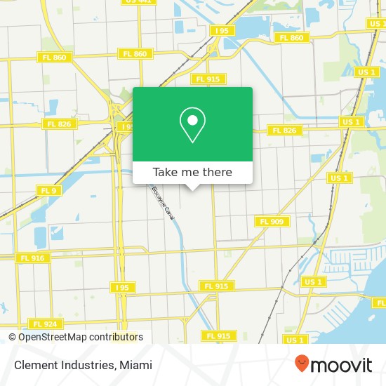 Clement Industries map