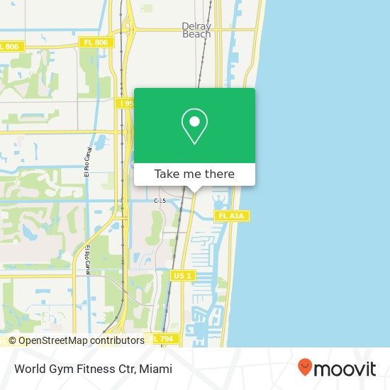 World Gym Fitness Ctr map