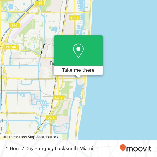 1 Hour 7 Day Emrgncy Locksmith map