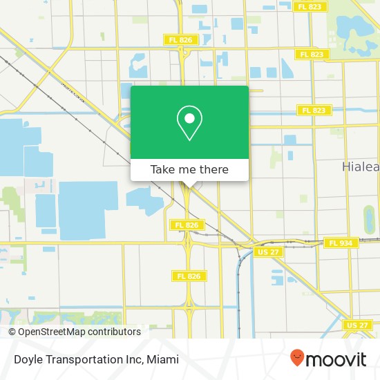 Mapa de Doyle Transportation Inc