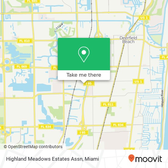 Highland Meadows Estates Assn map